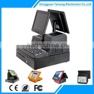 Touch Pos Terminal With Thermal Printer Gprs /cash Register thumbnail-1