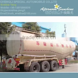 45CBM Bulk Powder Goods Tanker Trailer thumbnail-1