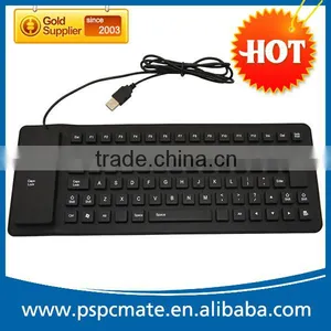 85keys Silicon Waterproof Flexible USB Wired Keyboard thumbnail-1