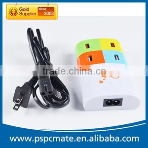 Extension Power Socket With 4 Ports Usb Hub Power Strip Splitter Adapter thumbnail-2