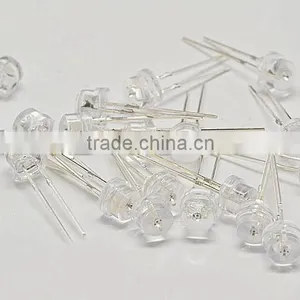 Yellow 5MM Straw Hat LED Round With Domed Top Light Emitting Diode ( Lens Color Water Clear ) thumbnail-1