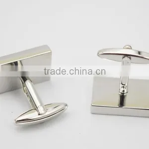 Personalized Cufflink Button Blanks Brass Rectangle Cufflink Blanks thumbnail-4
