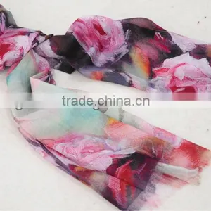 Thin Wool Scarf 2014 Newest Design 100% Thin Wool Scarf thumbnail-1