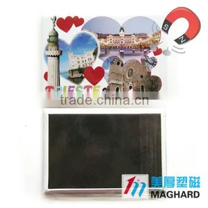 Rectangle Paris Souvenir China Tinplate Cities Fridge Magnet thumbnail-6