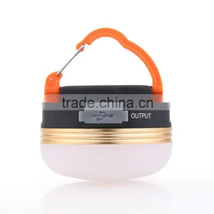 Rechargeable LED Camping Lantern 300 Lumens Portable Power Source Charger for IPhone/Samsung Mobile Phone Smartphone thumbnail-1