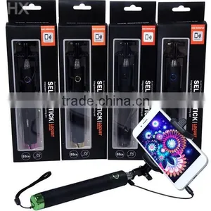 Wholesale Cable Selfie, Mini Foldable Selfie, Winsun Selfie Stick thumbnail-2