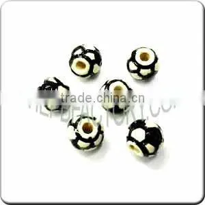 Sport Shaped Ceramic Beads thumbnail-1