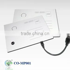 Promotional Items Voice Recording Postcards, USB Postcards for Wedding Favors thumbnail-5