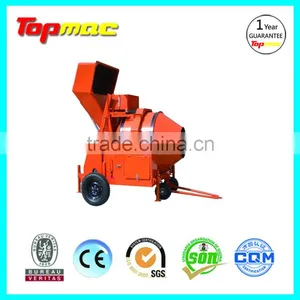 2016 Hot Sell Topmac Brand Concrete Mixer by Diesel Hydraulic Hoist Hopper thumbnail-1