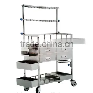 Hospital Stainless Steel Laboratory Trolley thumbnail-1