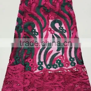 Stones&pearl French Lace Cl60116 With Ployeaster Material Fashionable Design for African Ladies thumbnail-2
