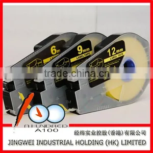 12mm White Label Tape Cable id Label for Cable id Printer Mk2500 thumbnail-3
