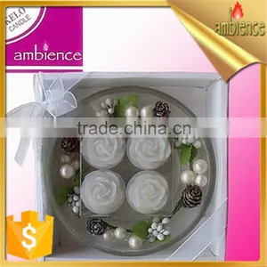 Wholesale New Style Gift Box Candle China Factory Pillar Candle Holiday Tealight Candle thumbnail-1