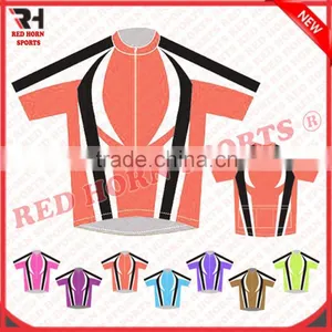 Mens Short Sleeve Cycling Coolmax Jersey, Breathable Cycling Jersey thumbnail-5