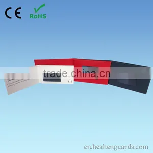 2015 New 2.4'' 4.3" 5" 7" 10.1" Lcd Video Greeting Card for Gift ,invitation ,business thumbnail-2