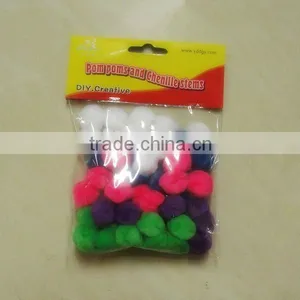 Assorted Acrylic Diy Handmade Pom Poms thumbnail-1