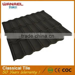 Factory Constructional Material Coated Metal Roofing Tiles in Malicolorful Stone Colorful Stone Coated Steel Roof Tiles thumbnail-3