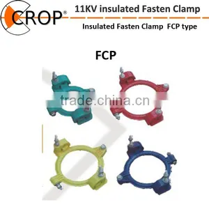 Multicolored Round Insulated Fasten Clamp/FCP-FCA Cable Connecting Fasten Clamp thumbnail-2
