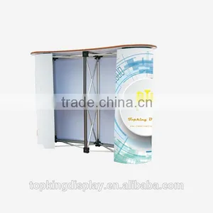 High Quality Wood Board Promotion Table/Exhibition Desk/Pop up Counter/Promotion Counter for Display Stand thumbnail-4