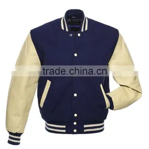 2015 Very High Quality Leather Varsity Jackets thumbnail-1