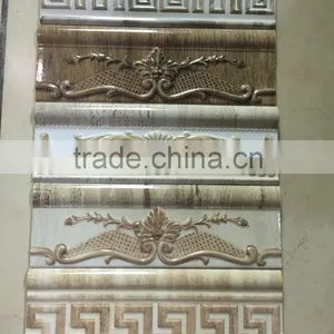 100x300mm China Factory Cheap Relief Algeria Ceramic Border Tiles thumbnail-4