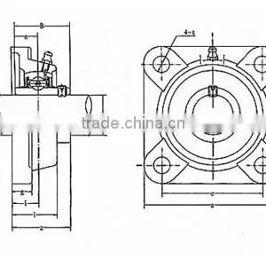 Best Price Pillow Block Bearing F220, Housing Bearing Ucf220 Ucf 220 thumbnail-6