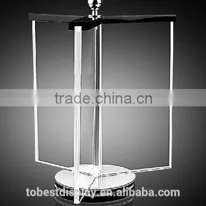 Innovative Clear Rotating Acrylic Menu Stand,acrylic Menu Holder,acrylic a5 Menu Stand Manufacturer thumbnail-1