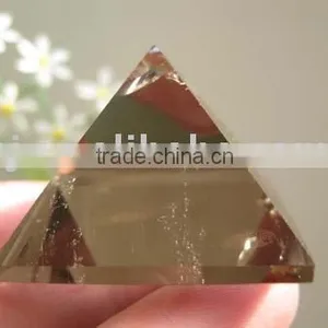 Natural Rock Smoky Quartz Crystal Pyramid thumbnail-1