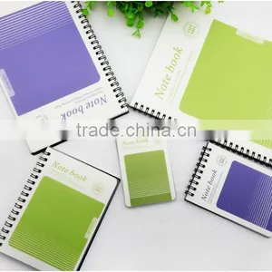 2015 Hot Sell Double Cover Cheap Spiral Notebook A7 A6 A5 B5 Wholesale thumbnail-1
