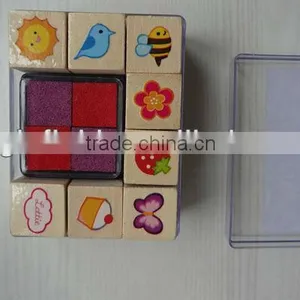 Wooden Rubber Stamp Set thumbnail-2