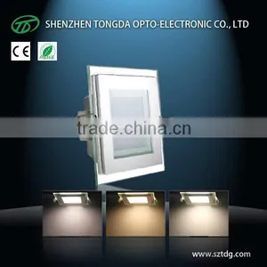 Three Color Changable Round/ Square Led Panel Light for Office Lighting 6w 12w 18w thumbnail-1