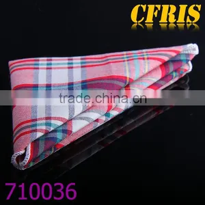 Cheap Plain Promotional Pocket Square for Uniform Wholesale thumbnail-1