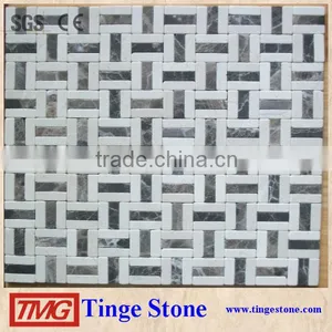 Antique Mosaic Bottocino Dark Emperador Marble for Tiles thumbnail-1