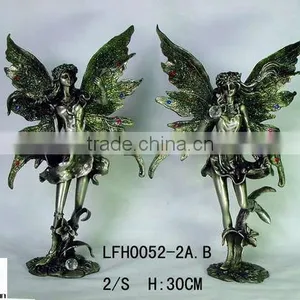 2012 Metal Lovely Fairy Sculpture 0052-2 thumbnail-1