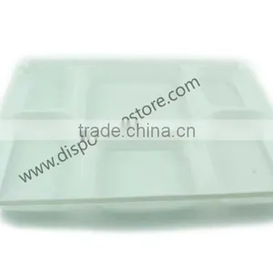 Disposable PS Three Compartments Plastic Plates thumbnail-5