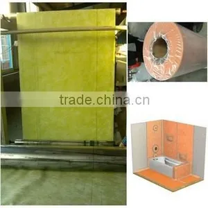 Black Polythene Waterproof Membrane Laminated With Polypropylene Non-woven thumbnail-2