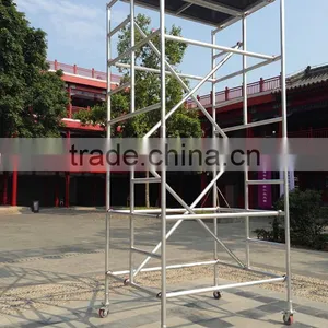 Professional Portable Customized Wheel Aluminum Aerial Work Platform thumbnail-1