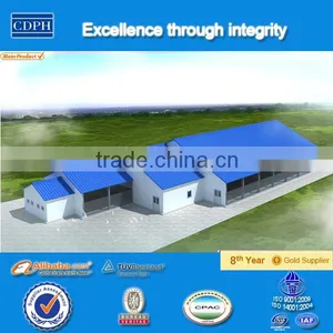 ZM Stype Sandwich Panel Steel Prefab Ware House Workshop thumbnail-1