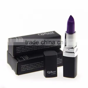 Fashion 12 Color Matte Lipstick Black Tube Purle Red Pink Color Longlasting Waterproof Lipstick thumbnail-3