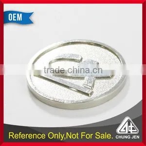 Wholesale Bulk Custom Euro Embossed Token Laser Pound Shopping Coin thumbnail-3