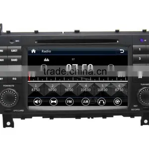 High Performance Dual-core In-dash Car Audio Dvd for BENZ W203 CLK With Rear View Camera GPS BT Phonebook TV Radio thumbnail-2