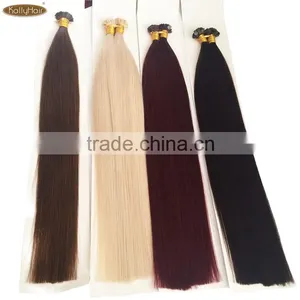 22inch 0.8g/strand Pre-bonded Remy Human Flat Tip Hair Extension/keratin Human Flat Tip Hair thumbnail-2