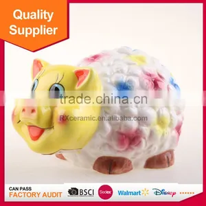 Newest Creative Animal Money Bank Shape Fashional Style Ceramic Money Bank thumbnail-3