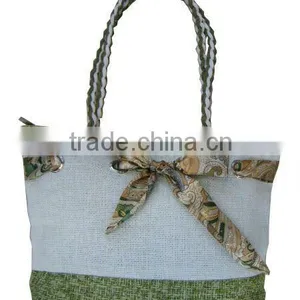 2012 Summer Elegant Ladies Knitting Straw Handbag thumbnail-1
