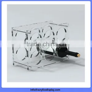Cheap Hot Sell Bottle Acrylic Wine Display Rack thumbnail-2