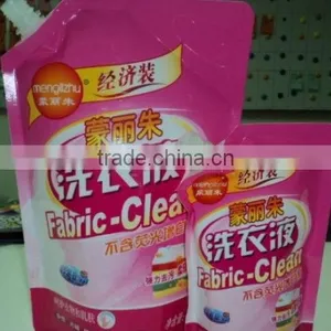 Liquid Detergent Standing Pouch With Handle and Spout thumbnail-2