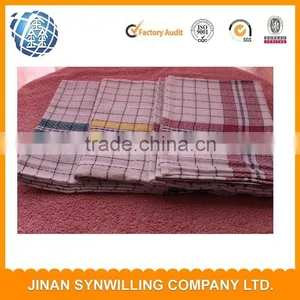 China Yarn Dyed Cotton Plain Tea Towels Decorative Kitchen Towel Set thumbnail-3