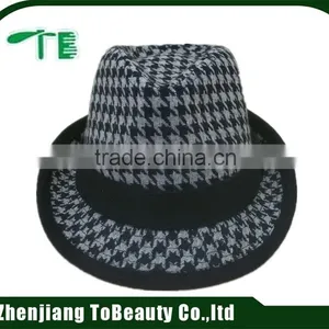 Wholesale Black and Grey Wool Hat thumbnail-1