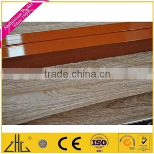 Wow!! Extruded Aluminium Profile With Wooden Grain Surface/oval Aluminium Pipe Factory/ Aluminium Wood Grain Finish OEM Supplier thumbnail-4