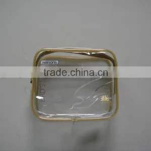 2015 Top Quality Clear Pvc Transparent Vinyl Cosmetic Bag/pouch With Zipper thumbnail-2